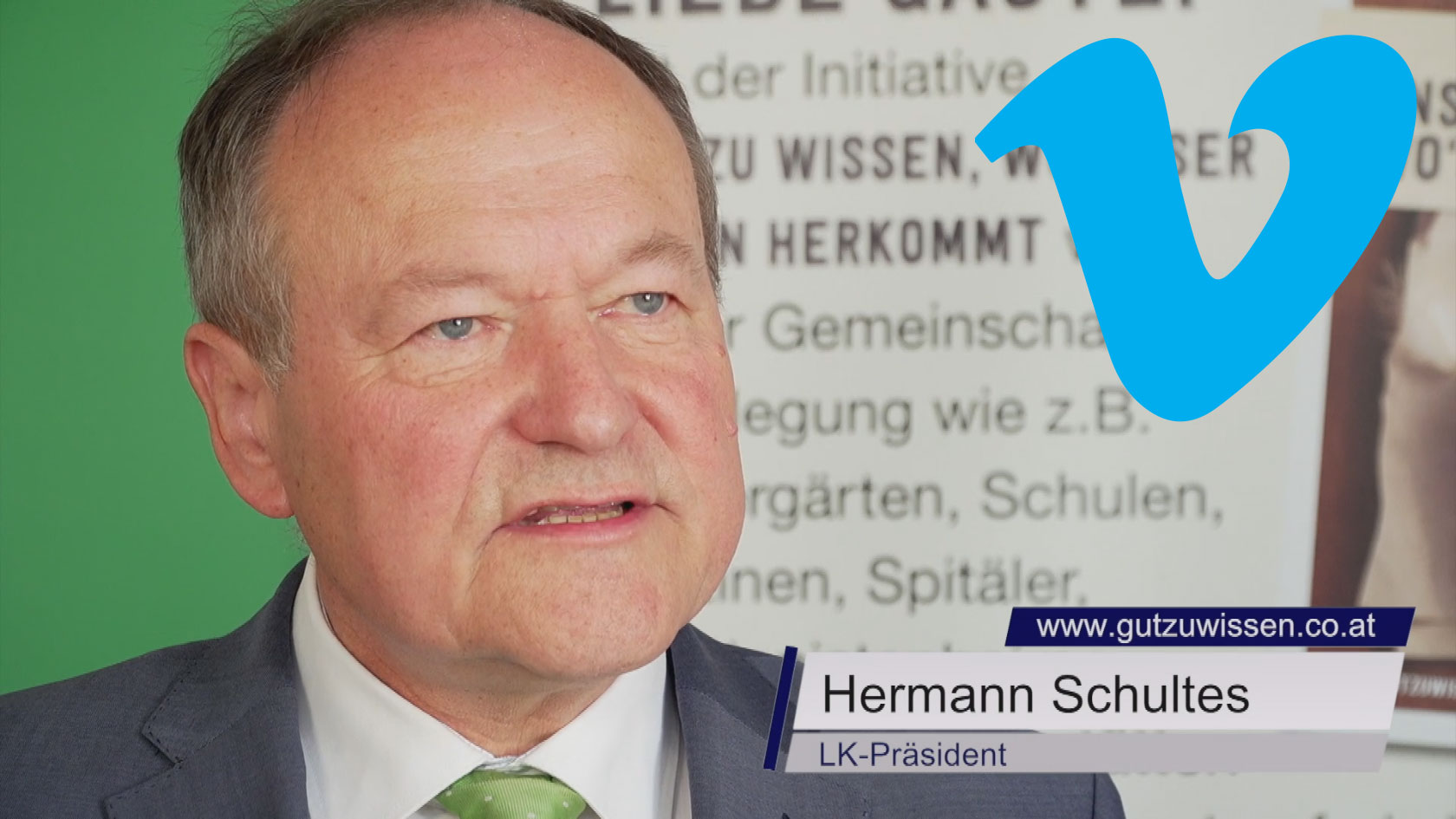 Hermann Schultes im Gespräch