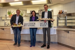 Emanuel Eisl, COO Contento, Mag. Katharina Tidl, LKÖ, Robert Maurer MSc, MBA, GF KH Barmherzige Brüder Eisenstadt