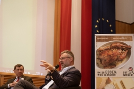 Adi Kulterer, CEO Feine Küche Kulturer, DI Christian Jochum Agrarexperte LKÖ