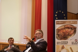 Adi Kulterer, CEO Feine Küche Kulturer, DI Christian Jochum Agrarexperte LKÖ