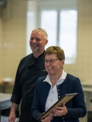 Küchenleiter Rüdiger Pehamberger, Schulverein Kreuzschwestern Linz, Rosemarie Ferstl, Vizepräsidentin LK-OÖ