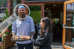 Sous Chef Johann Mohr, Gut Wenghof, Direktionsassistentin Vanessa Suciu, HR & Marketing Gut Wenghof