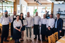 Johann Mohr, Sous Chef, Lutz Sobotta, Küchenleiter & und sein Team, Marcus Klein, Direktor Gut Wenghof, Vanessa Suciu, Direktionsassistentin, HR & Marketing, Präsident Rupert Quehenberger, Landwirtschaftskammer Salzburg 